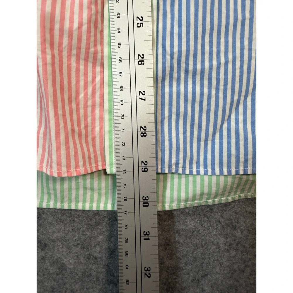 Vineyard Vines Tucker Shirt Mens Medium Multi Color Stripe Button Down Cotton